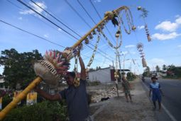 Persiapan Galungan di Sulawesi Tengah
