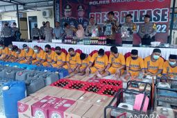 Polres Madiun ungkap 194 kasus kriminalitas sepanjang 2022