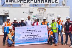 Pelindo Multi Terminal sambut kapal perdana 2023