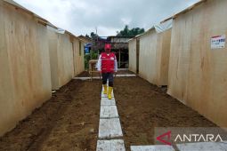 PMI Kaltara bangun 9 huntara untuk korban gempa di Cianjur