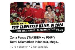 Hoaks! PDIP umumkan Ahok dan Ganjar untuk Pilpres 2024