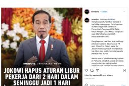 Misinformasi! Aturan libur pekerja seminggu hanya sehari