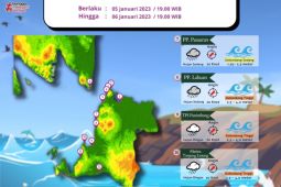 BMKG : Lebak dan Pandeglang berpeluang hujan ringan hingga sedang