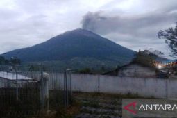 Gunung Kerici erupsi selama 8 menit 20 detik dengan amplitudo  3 milimeter