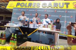 Polisi Garut gagalkan peredaran obat memabukkan senilai Rp1 miliar