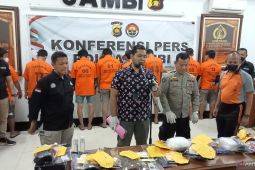 Polda Jambi menggagalkan penyelundupan sabu senilai Rp4 miliar