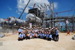 Pembangunan smelter Freeport di Gresik sudah mencapai 51,7 persen