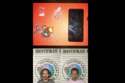Satreskoba Polres Balangan ringkus dua pria bawa sabu dikulit rambutan