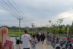 Kawasan Wisata Pendestrian di Batang Hari ramai di kunjungi masyarakat