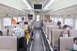 Sejak kembali beroperasi, volume penumpang KA Datuk Belambangan capai 110%