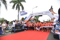 Ratusan karyawan Pupuk Kaltim ikuti Go VIRAL N Run wujudkan "Work Life Harmony"