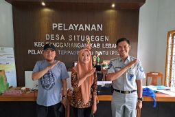 Jasa Raharja sosialisasikan tata cara pengurusan santunan Laka Lantas di Desa Situregen, Lebak
