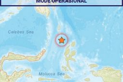 Gempa tektonik magnitudo 7,1 guncang tenggara Melonguane-Sulut