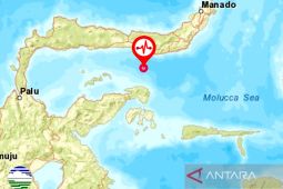 Gempa M6,3 di Gorontalo akibat deformasi batuan Lempeng Sangihe