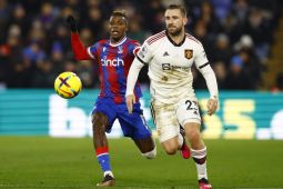 Manchester United ditahan imbang 1-1 di kandang Crystal Palace