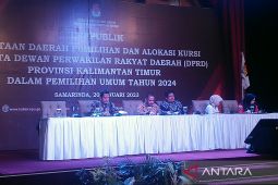 KPU  Kaltim rancang tiga peta dapil Pemilu 2024