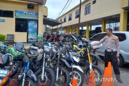 Polresta Bengkulu sita puluhan kendaraan terlibat balap liar