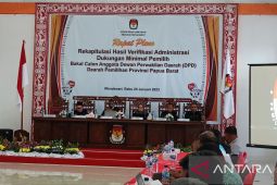 KPU Papua Barat: Calon DPD segera lengkapi syarat administrasi