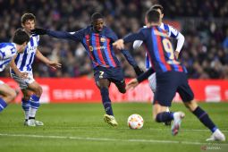 Gol tunggal Ousmane Dembele bawa Barcelona ke semifinal Piala Raja