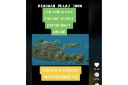 Misinformasi! Pulau Jawa telah tenggelam