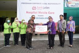 Bank Jatim bantu "Hospital Mobile Care" RSUD Husada Prima Surabaya