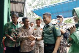 Kodim 0414 Belitung bantu rehabilitasi rumah warga