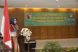 Istri Pangdam dikukuhkan sebagai Ibu Raksakarini Sri Sena V/Brawijaya