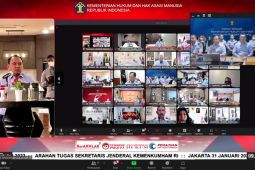 Kakanwil Harun Sulianto Ikuti Arahan Tugas Sekjen Kemenkumham