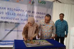 Kepala BKKBN Jambi dan Ketua PKK Jambi resmikan Kelompok BKB HI
