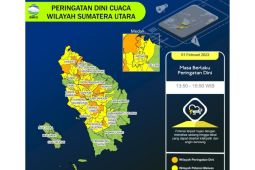 BPBD Sumut  ingatkan masyarakat waspada banjir dampak hujan lebat