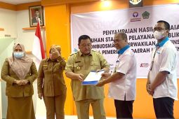Ombudsman serahkan hasil penilaian Pemkab Boalemo