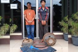 Tim Jatanras Polda Babel bekuk dua pelaku pencurian di PT Bangka Cakra Karya