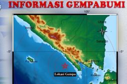 Gempa 4,7 SR guncang Pesisir Barat Lampung