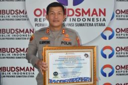 Polres Simalungun peroleh penghargaan Ombudsman RI