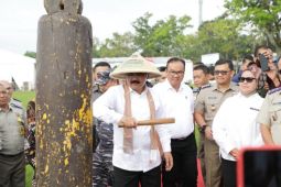 Menteri ATR/Kepala BPN Hadi Tjahjanto resmi buka Gerakan 1 Juta Patok Batas