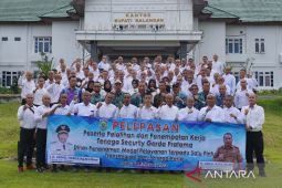 Pemkab Balangan kirim 75 pemuda ikuti Diksar Satpam
