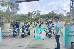 Rambah Pulau Sumatera, Yamaha EV E01 hadir di Kota Medan