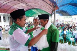 Relawan SAG silaturahim bareng santri dan ulama "Tapal Kuda"