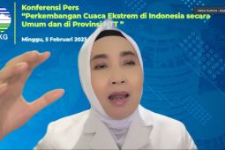 BMKG ingatkan sejumlah daerah waspadai cuaca ekstrem sepekan ke depan