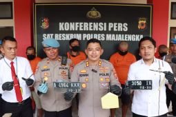Polres Majalengka tangkap komplotan gembong penadah sepeda motor