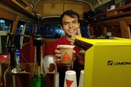 Cara Rivaldi mempromosikan kopi Papua