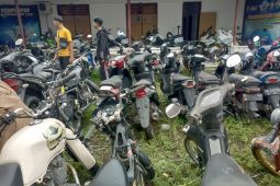Polres Tulungagung razia motor berknalpot bising