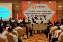 206 anggota panwaslu Kabupaten Madiun siap awasi Pemilu 2024