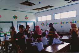 Gempa Banten rusak ruang kelas SDN Cisalimar Kabupaten Sukabumi