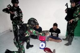 Pamtas Yonif 645/Gardatama Yudha gagalkan penyelundupan 7,1 kg sabu asal Malaysia