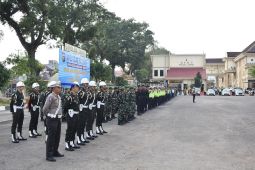 Kasrem 042/Gapu hadiri Apel Gelar Pasukan Operasi Keselamatan 2023