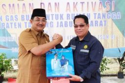 3.405 rumah warga Tanjungjabung Barat terpasang jaringan gas rumah tangga