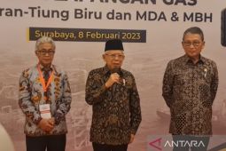 Di Surabaya, Wapres sampaikan pesan tentang pemanfaatan migas di era transisi energi