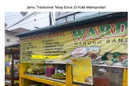 Jamu Tradisional Tetap Eksis Di Kota Metropolitan Tangerang