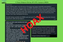 BBMKG nyatakan Informasi terkait gempa susulan di Jayapura tidak benar